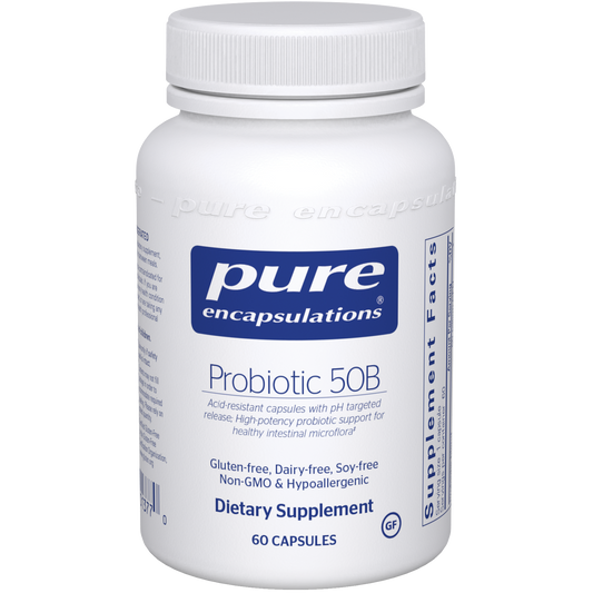 Pure Encapsulations Probiotic 50B (soy & dairy free) 60 caps