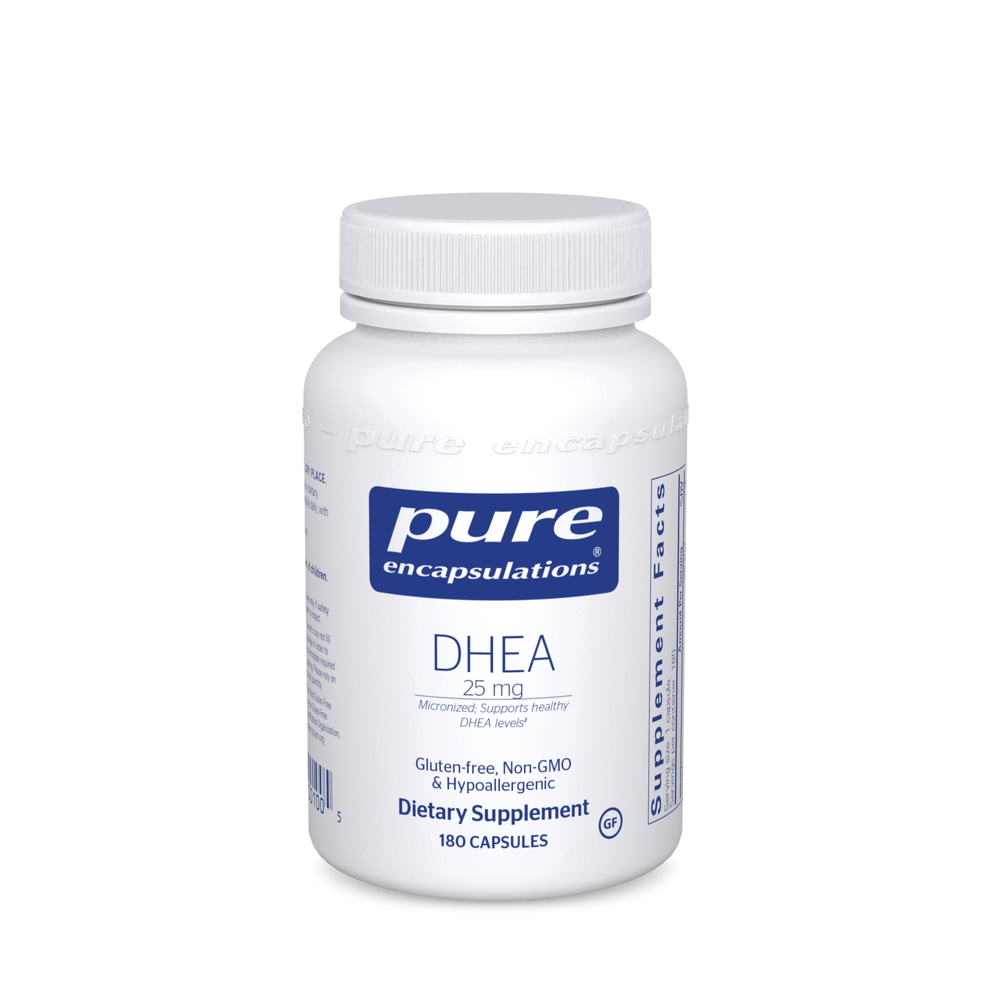 Pure Encapsulations DHEA (micronized) 25 mg 180 vcaps