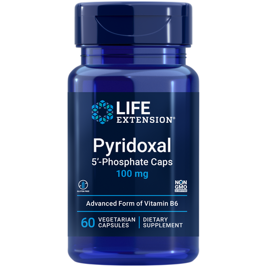 Life Extension Pyridoxal-5-Phosphate 100 mg 60 vegcaps