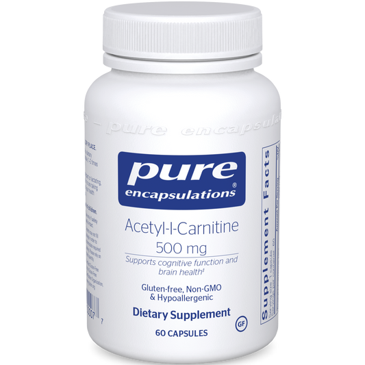 Pure Encapsulations Acetyl-L-Carnitine 500 mg 60 vcaps