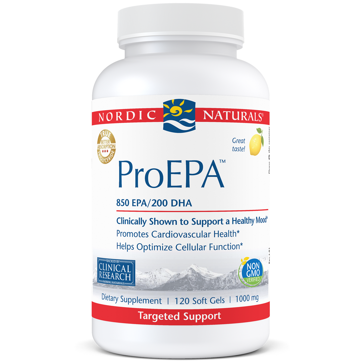 Nordic Naturals ProEPA (Lemon Flavor) 120 gels