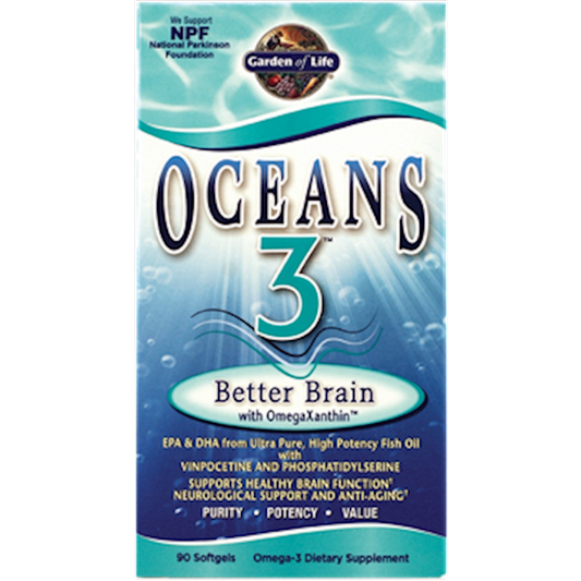 Garden of Life Oceans 3  - Better Brain 90 gels