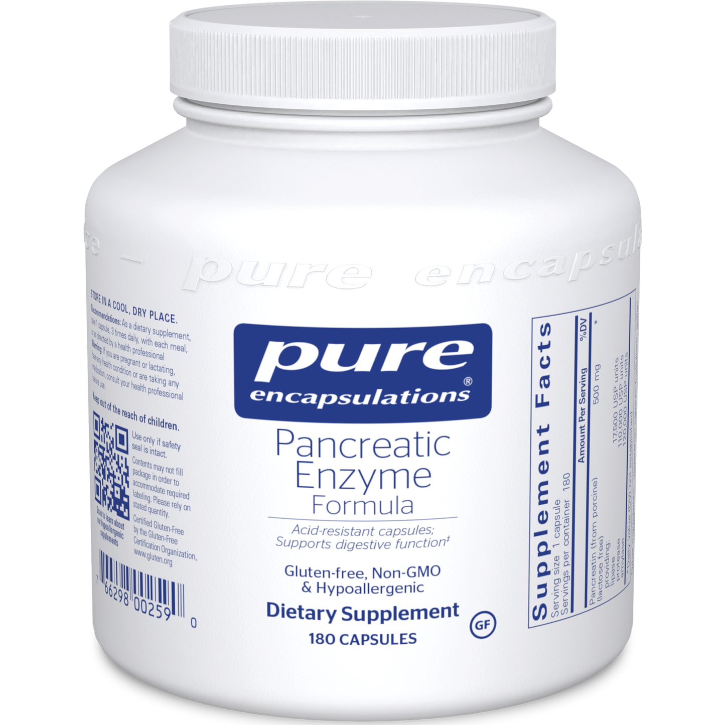 Pure Encapsulations Pancreatic Enzyme Formula