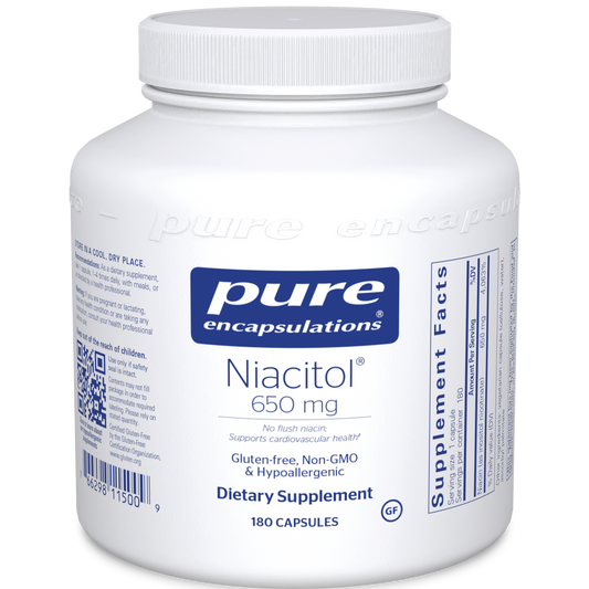 Pure Encapsulations Niacitol 650 180 caps