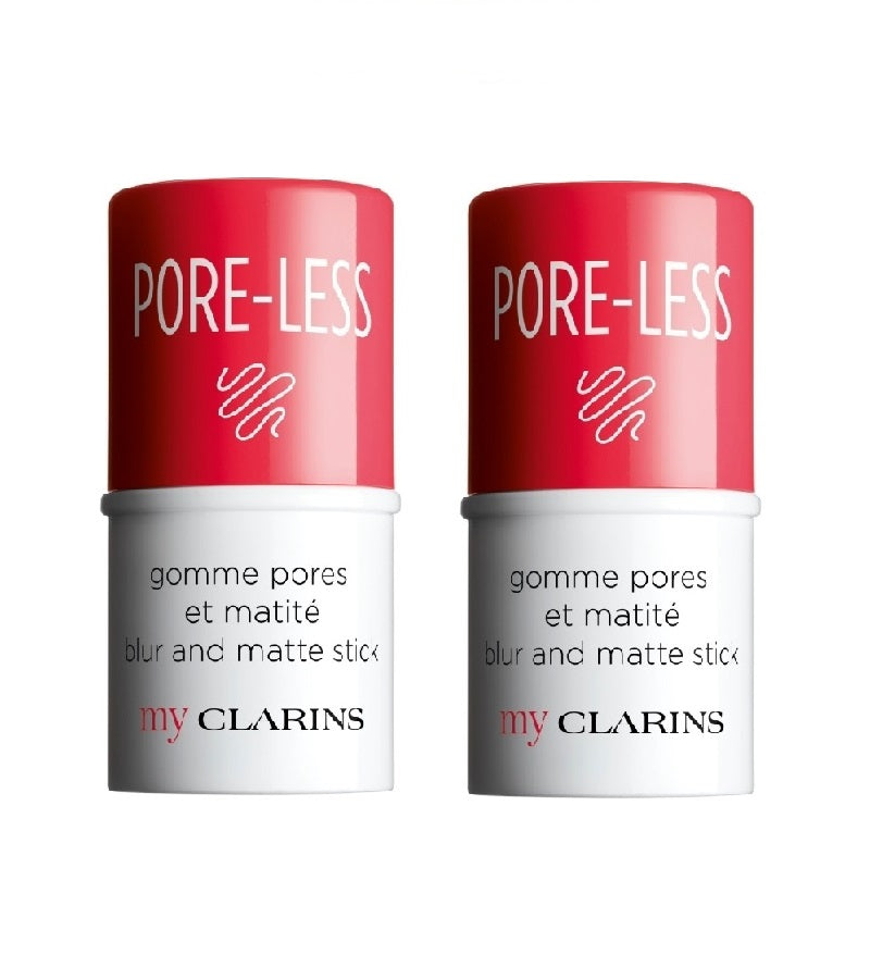 2xPack My Clarins Pore-Less Blur And Matte Sticks - 6. 4 g