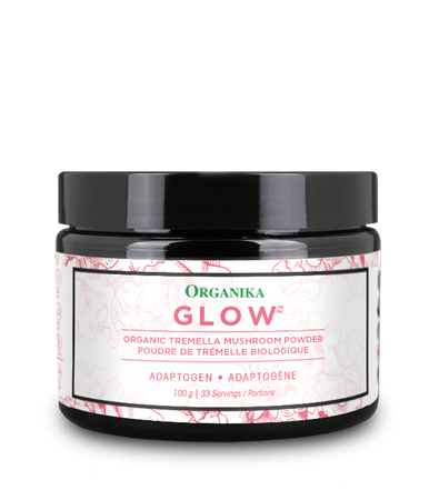 Organika Glow Organic Tremella Mushroom Adaptogen Powder 100g - YesWellness.com