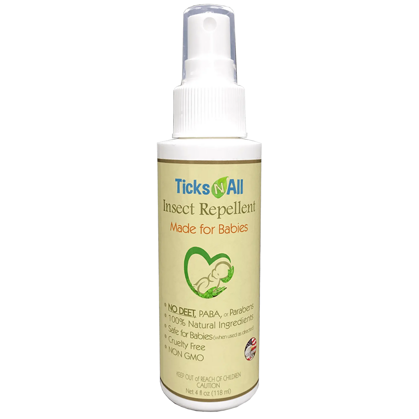All Natural Insect Repellent 4 Babies 4oz